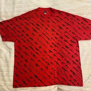 Vintage Y2K Rogue Status red and black Short Sleeve T-Shirt - Men’s Rob Dyrdek